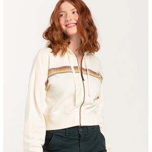 O’Neill Cropped zip up hoodie